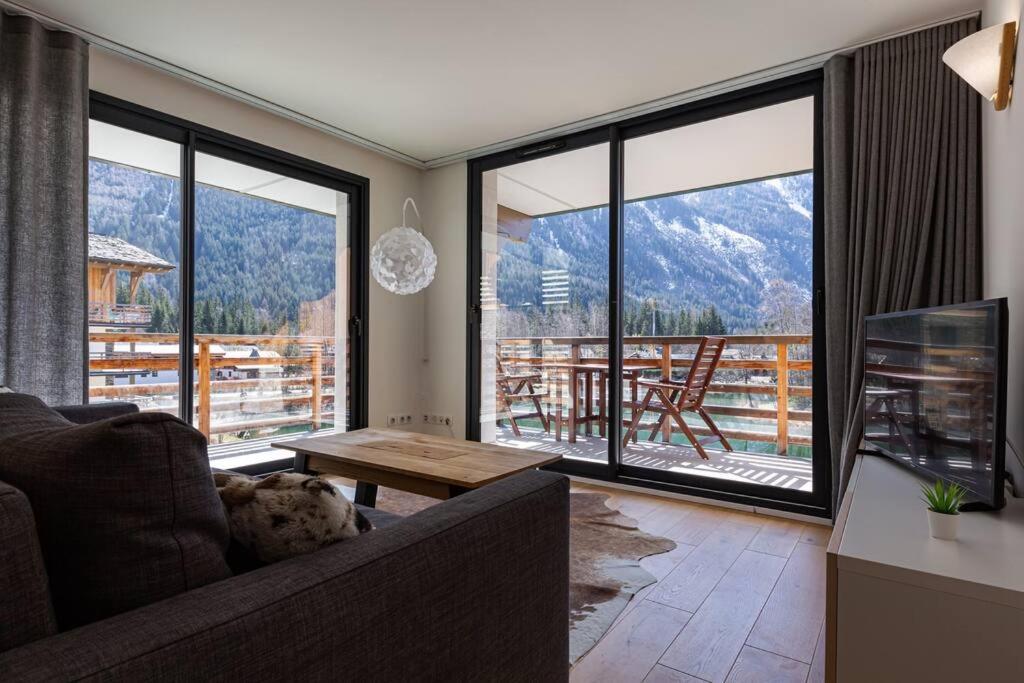 Modern 2Br 5* Pool Gym Spa Garage Mont-Blanc View Chamonix Exterior foto