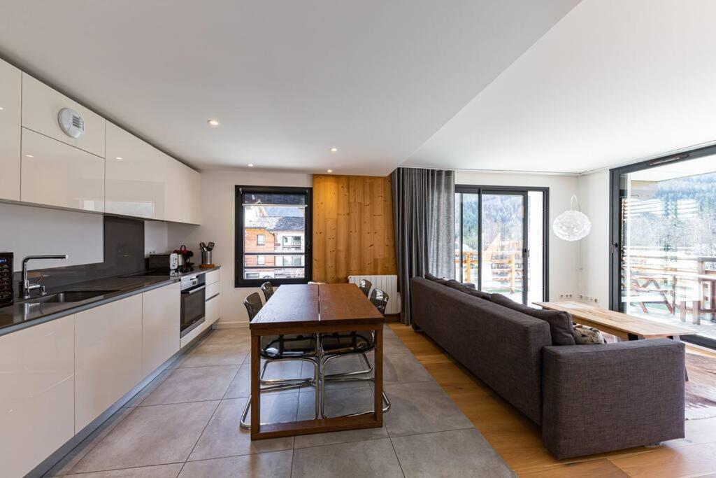 Modern 2Br 5* Pool Gym Spa Garage Mont-Blanc View Chamonix Exterior foto